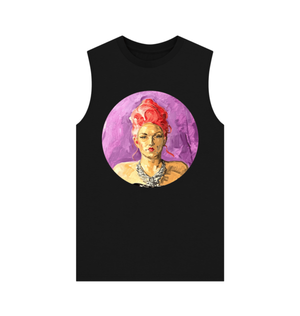 Mens Rusty Portrait Cotton Vest - Image 3