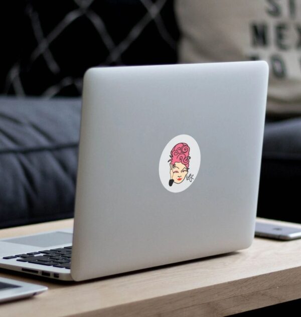Rusty Head Logo Sticker
